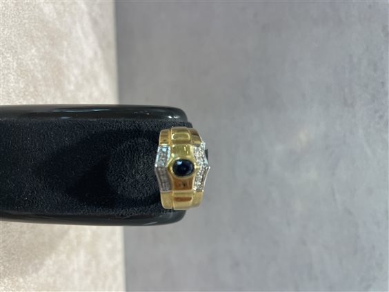 Anello Lenval Donna in Oro giallo Zaffiro blu 0.55 Ct 1472 - 1472